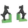 Design Toscano Over the Fence Scotty Dog Cast Iron Sculptural Bookend Pair SP2762